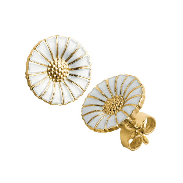Daisy ørestikker - forgyldt fra Georg Jensen