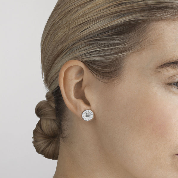 Daisy ørestikker - sølv fra Georg Jensen
