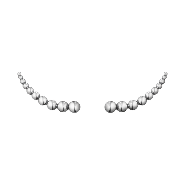 Moonlight Grapes øreringe - oxideret sølv fra Georg Jensen