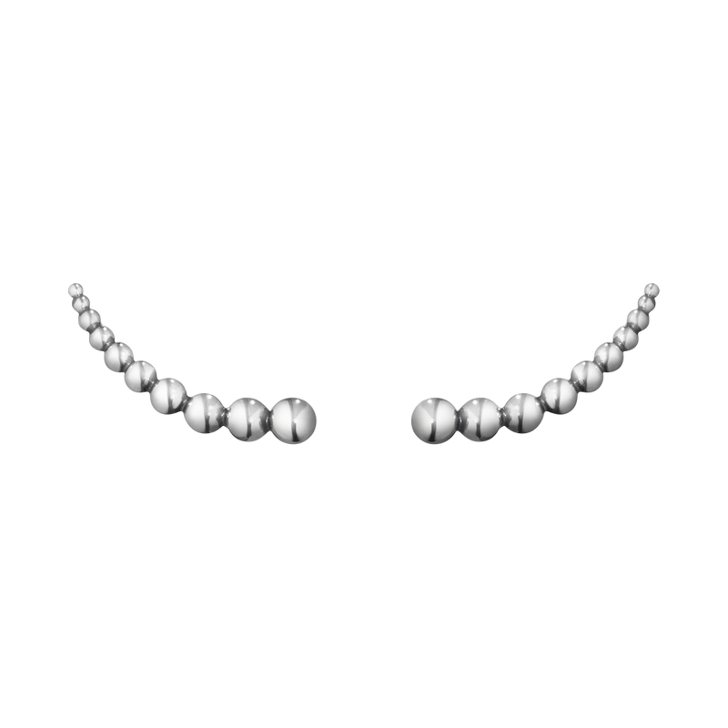 Moonlight Grapes øreringe - oxideret sølv fra Georg Jensen