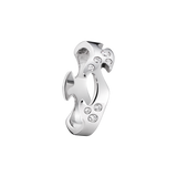 Fusion ring med diamanter - hvidguld fra Georg Jensen