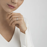 Magic ring med diamanter - hvidguld fra Georg Jensen