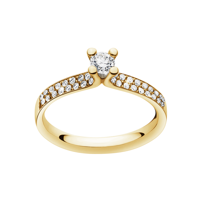 Magic ring med diamanter - guld fra Georg Jensen