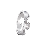 Fusion endering med diamanter - hvidguld fra Georg Jensen