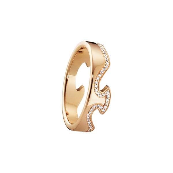 Fusion endering med diamanter - rosaguld fra Georg Jensen