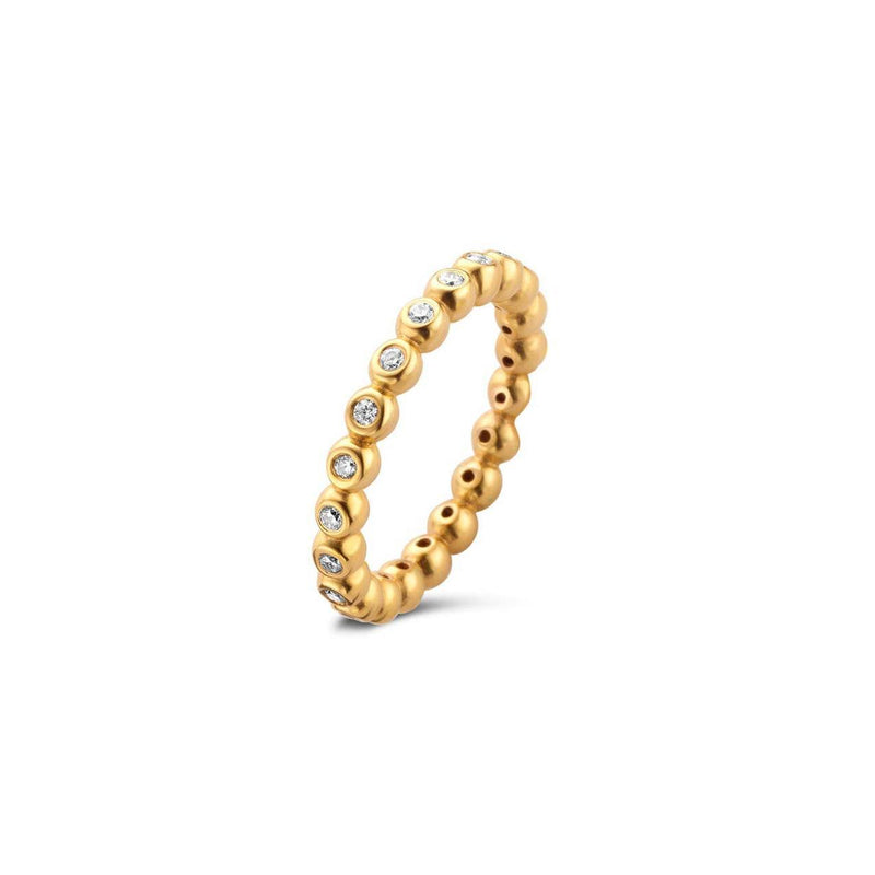 Orbit ring - sterlingsølv forgyldt fra Spirit Icons