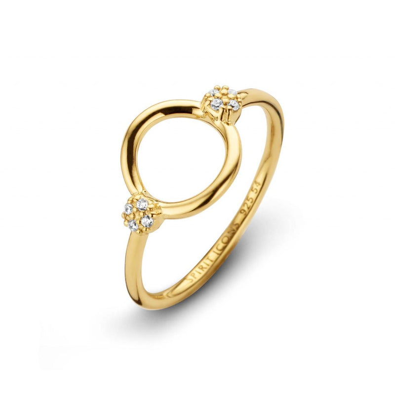 Perfection ring - sterlingsølv forgyldt fra Spirit Icons