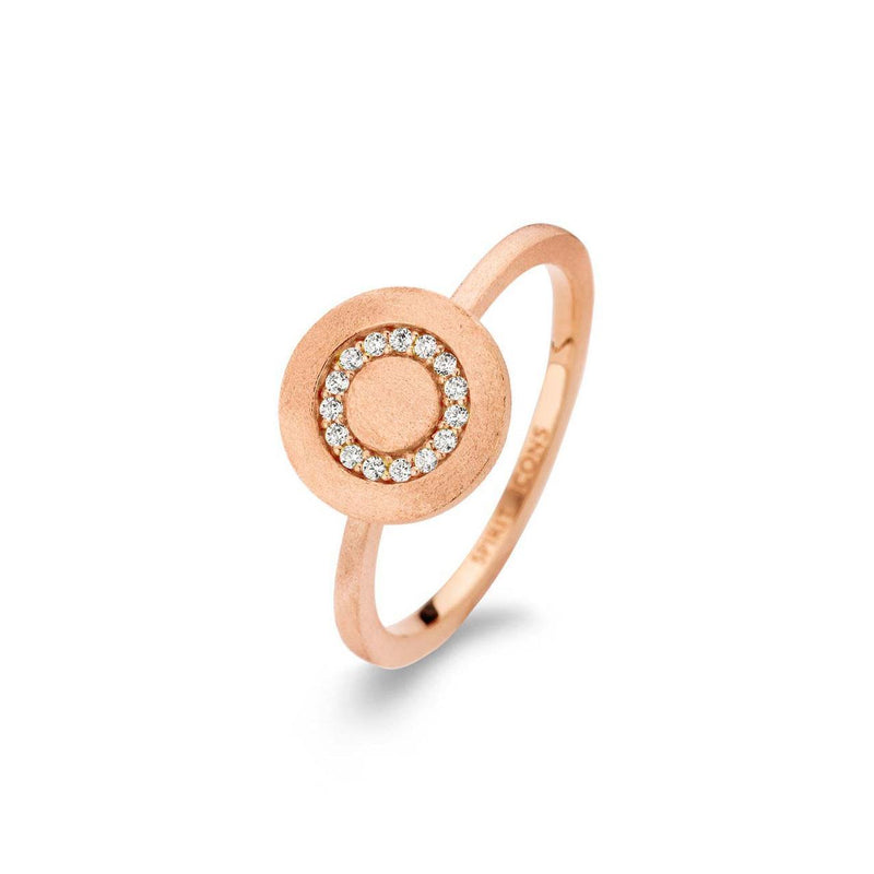 Iris ring - sterlingsølv rosa forgyldt fra Spirit Icons