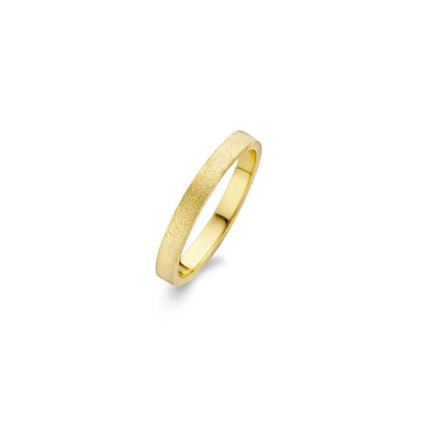 Raw rustic ring - sterlingsølv forgyldt fra Spirit Icons