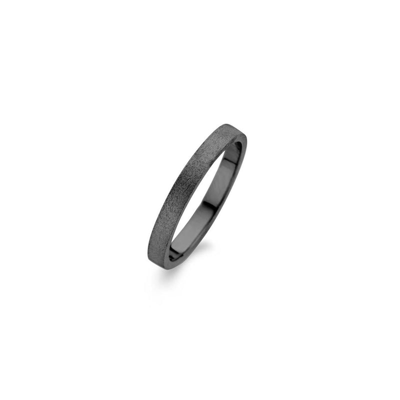 Raw rustic ring - sterlingsølv ruthineret fra Spirit Icons