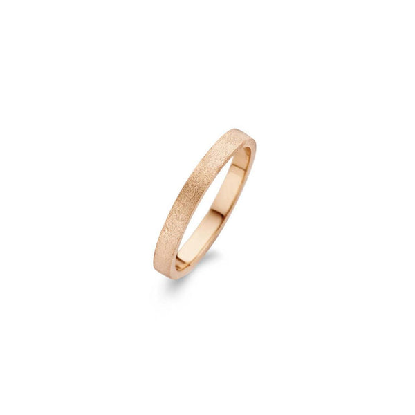 Raw rustic ring - sterlingsølv rosa forgyldt fra Spirit Icons