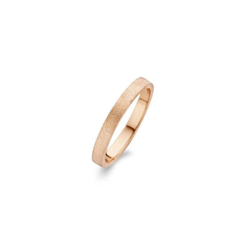 Raw rustic ring - sterlingsølv rosa forgyldt fra Spirit Icons