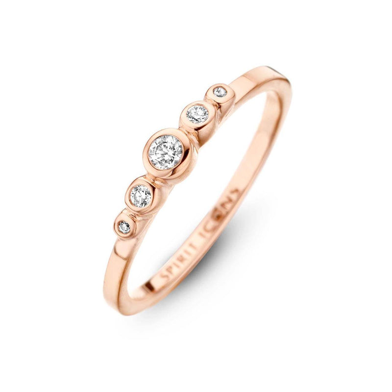 Temptation ring - sterlingsølv rosa forgyldt fra Spirit Icons