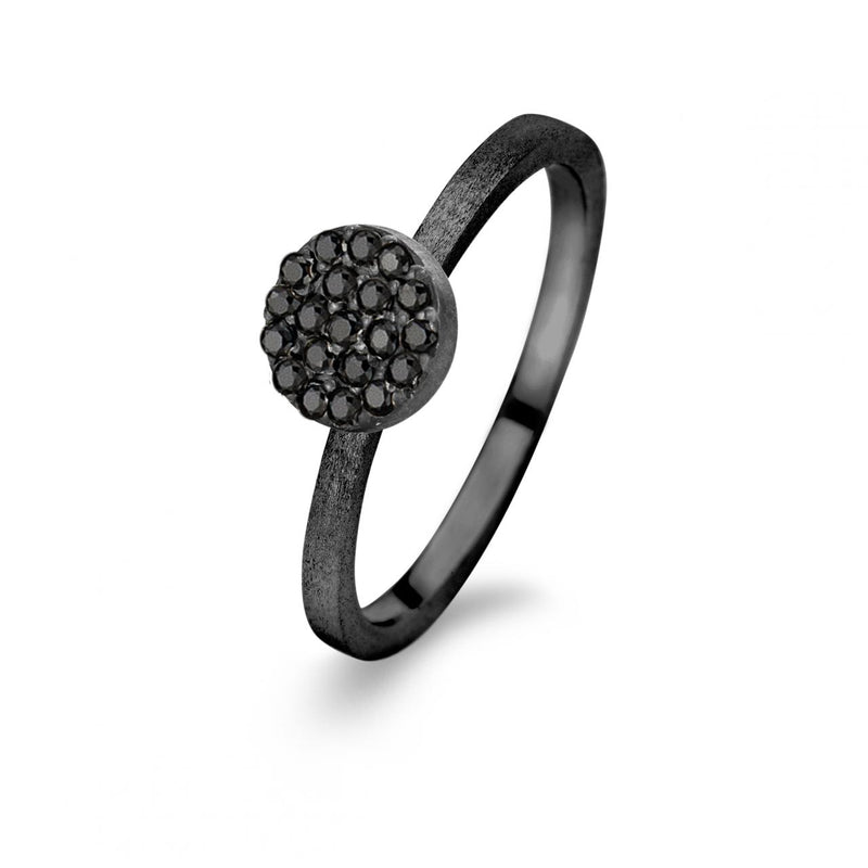 Mini ring - sterlingsølv ruthineret fra Spirit Icons