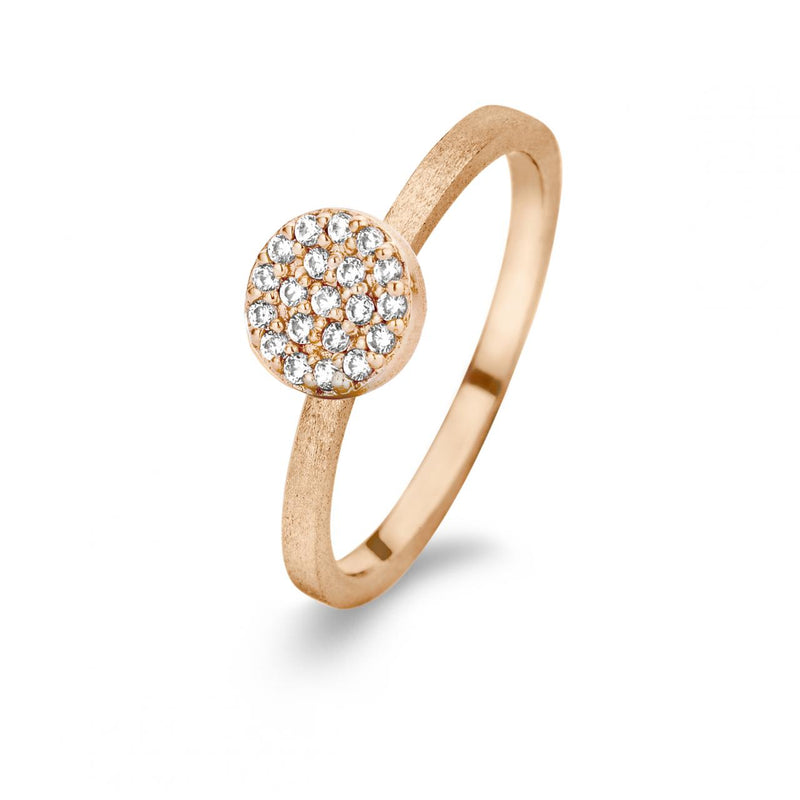 Mini ring - sterlingsølv rosa forgyldt fra Spirit Icons