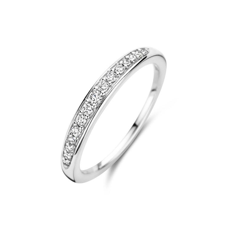 Treasure ring (S) - 14kt. hvidguld med brillantslebne diamanter fra Spirit Icons