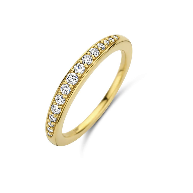 Treasure ring (M) - 14kt. guld med brillantslebne diamanter fra Spirit Icons