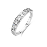 Treasure ring (L) - 14kt. hvidguld med brillantslebne diamanter fra Spirit Icons