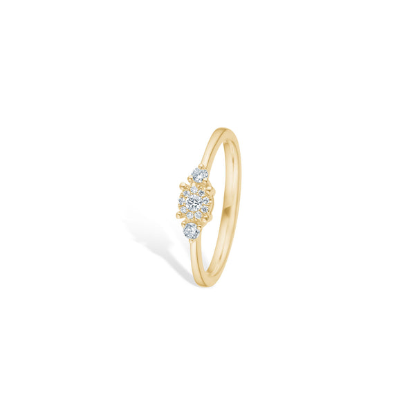 PETITE RING med diamanter