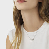Moonlight Grapes halskæde med vedhæng - oxideret sølv fra Georg Jensen