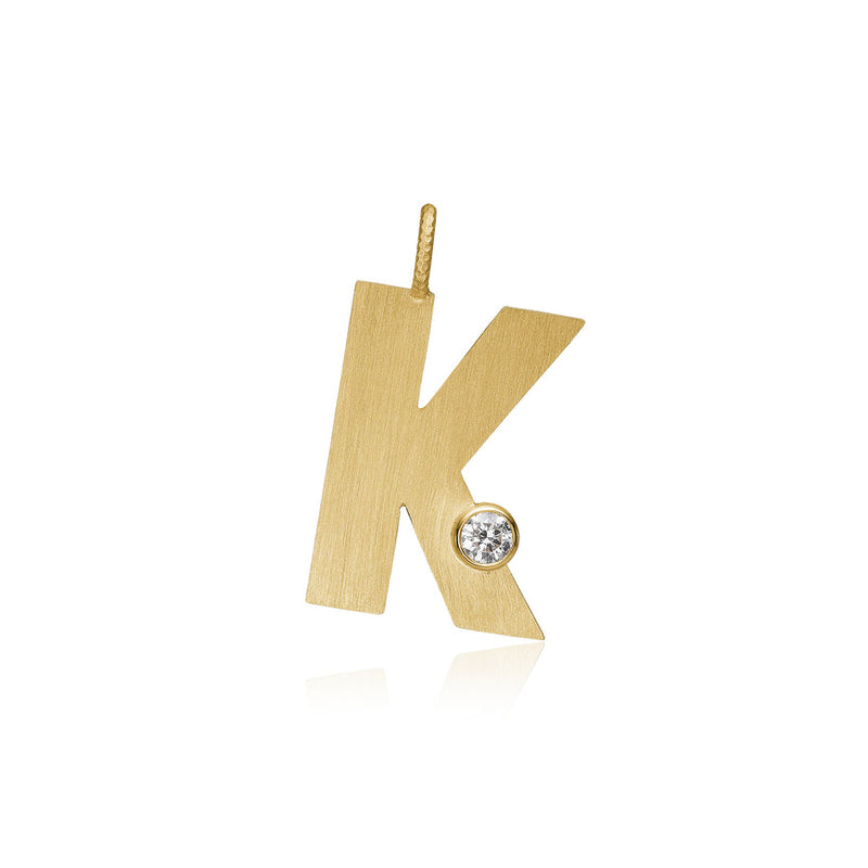 Letter K vedhæng fra Dulong