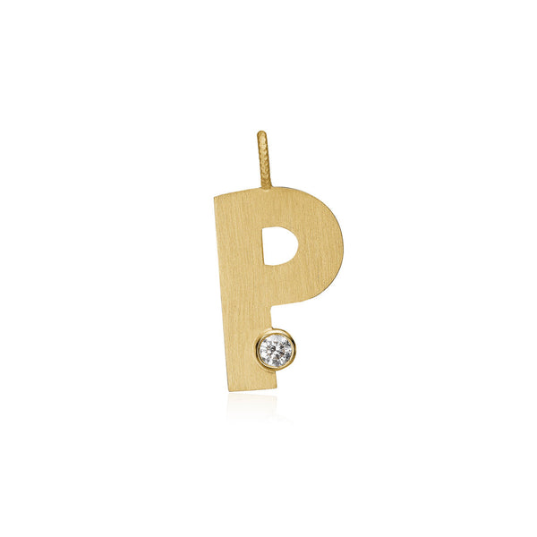 Letter P vedhæng fra Dulong