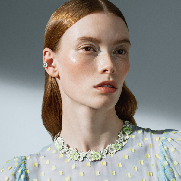 Daisy halskæde - sølv fra Georg Jensen
