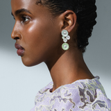 Daisy øreringe - sølv fra Georg Jensen